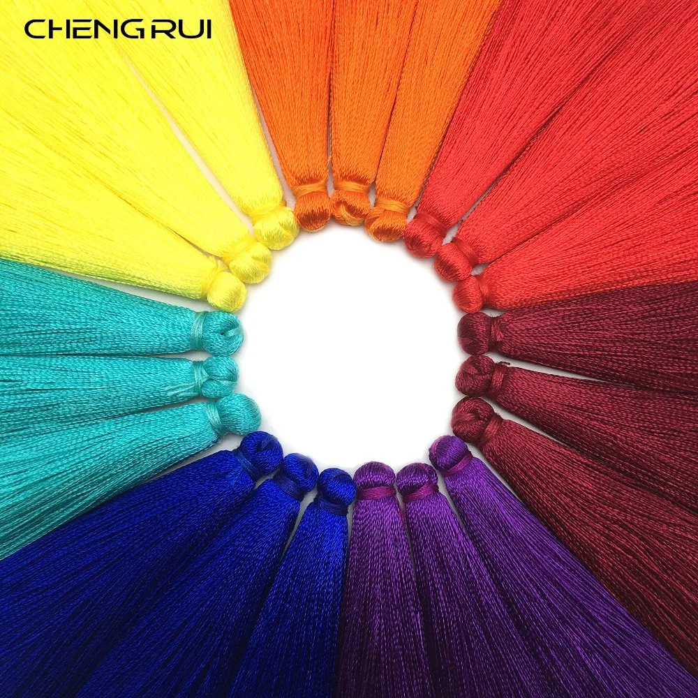 CHENGRUI L24 6 5 см кисточка шелковая бахрома отделка ручная сделай сам процесс