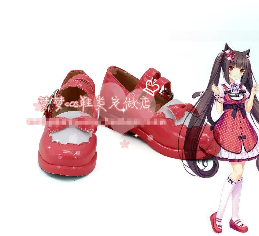 NEKOPARA Chocolat/Обувь для костюмированной вечеринки обувь на Хэллоуин высокие сапоги