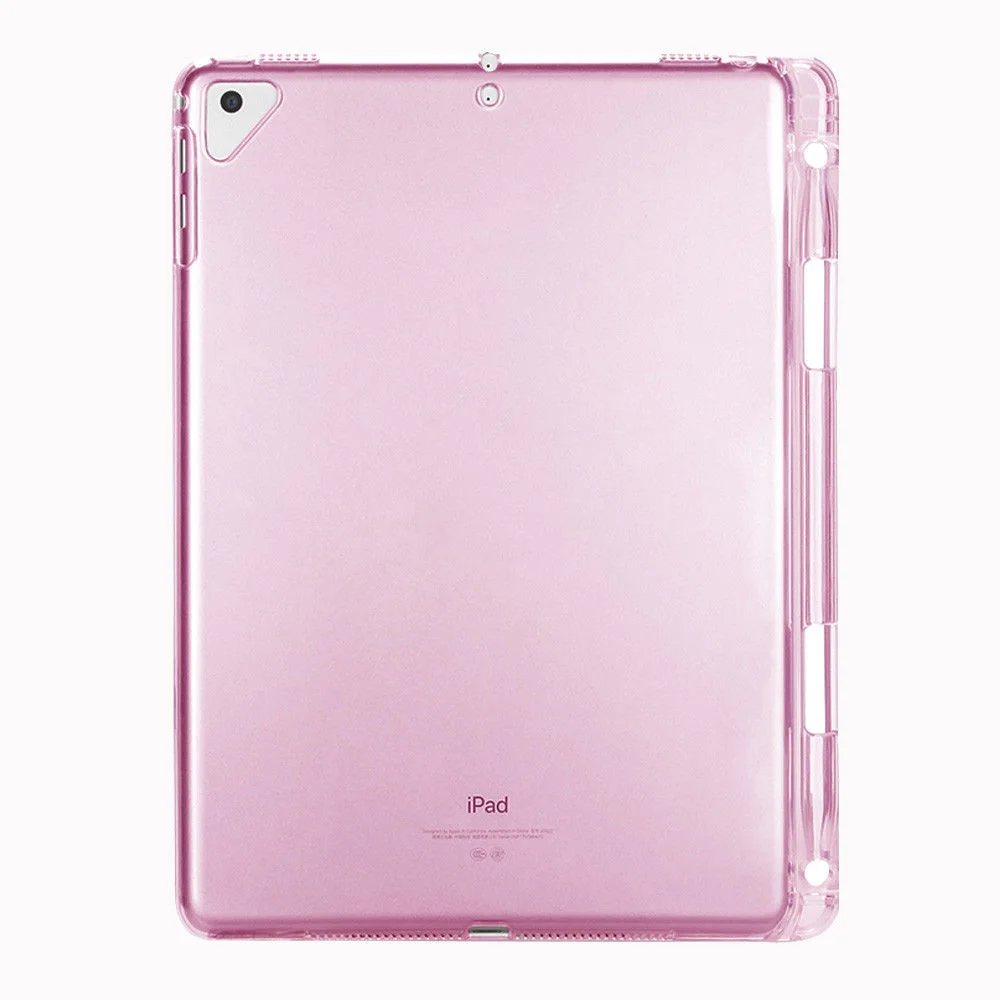 Силиконовый чехол для iPad 5 6 7 8 9 Air Air2 задняя крышка с карандашом прозрачный TPU Pro