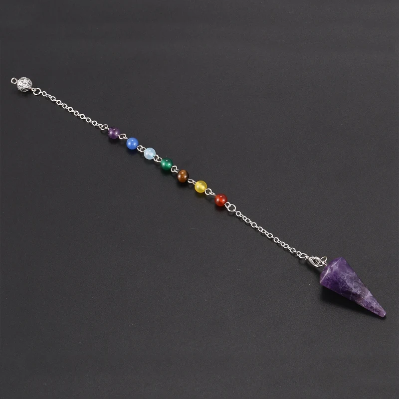 Аура лечение Кристалл исследование точка кулон гадание метафизика дух чакра