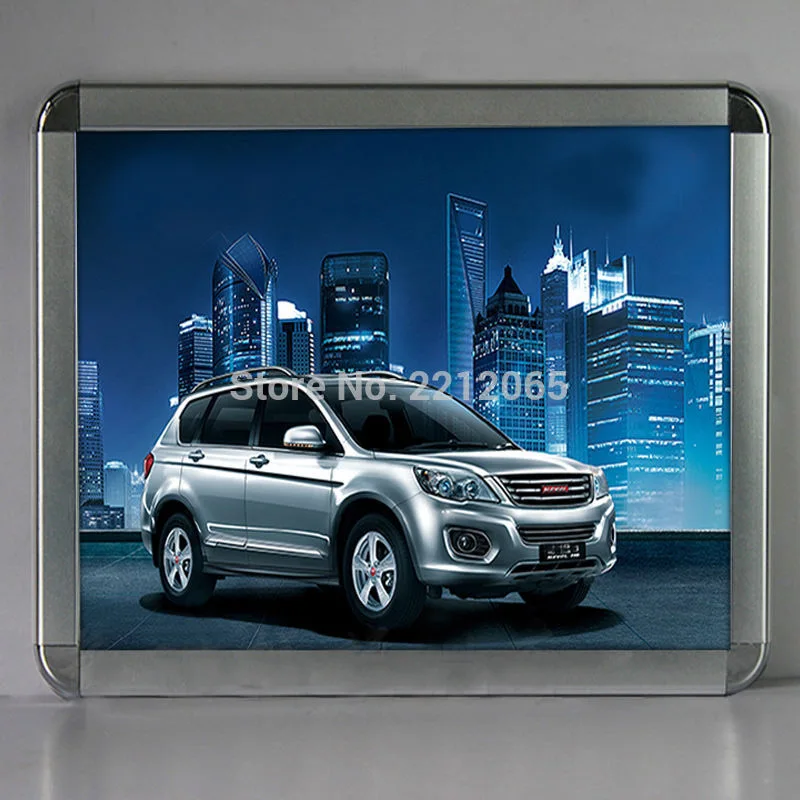 (Упаковка/5 шт.) Алюминиевые защелкивающиеся рамки для постера рамка с рамкой 25 мм