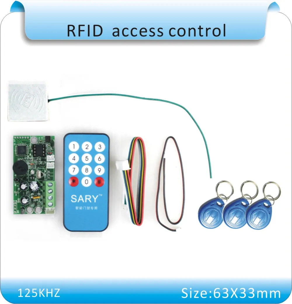 SY-1788 RFID встроенный вход охранная система модуль управления/здание домофон модуль доступа 125 кГц двойной считыватель+ 10 шт карт