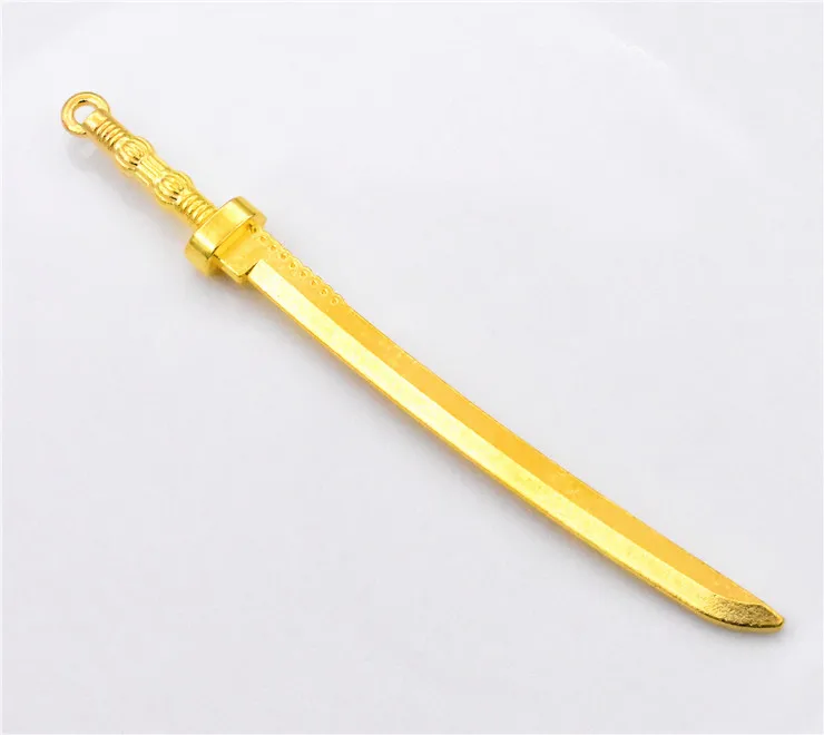 

3pcs 106x10mm Antique Silver and Bronze and Gold Color Plated Sword Charms DIY Handmade Jewelry Accessories