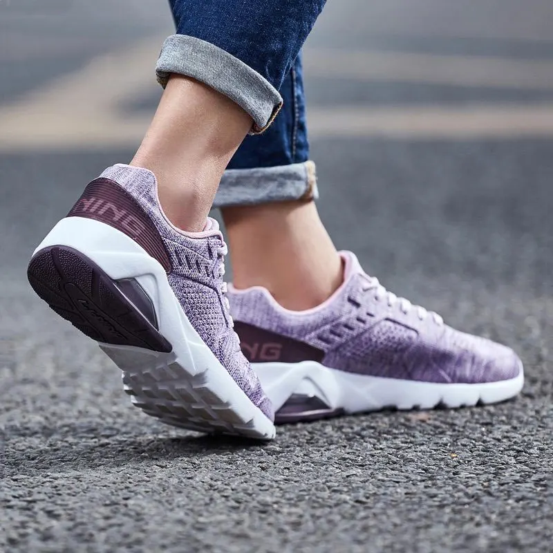 Li-Ning/Женская обувь с пузырьками; обувь для образа жизни; дышащая удобная спортивная обувь с подкладкой; кроссовки-светильник; AGCN036 YXB171