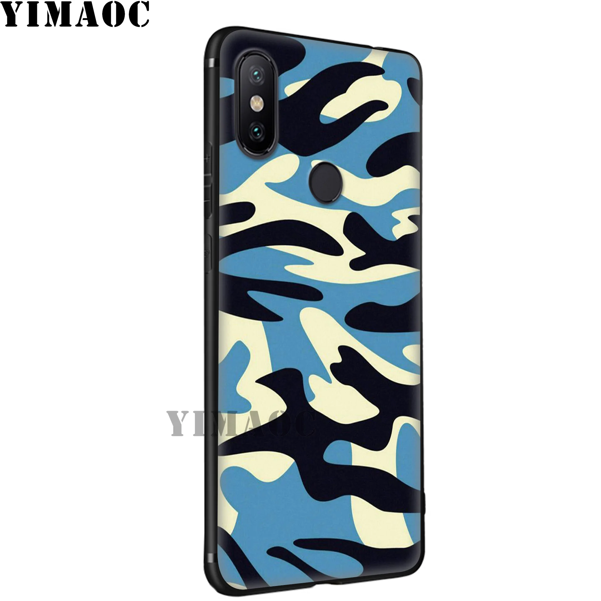 Yimaoc Армейский зеленый камуфляж мягкий силиконовый чехол для Xiaomi Redmi 7A Note 7 6 6A 5 4 4X 4A