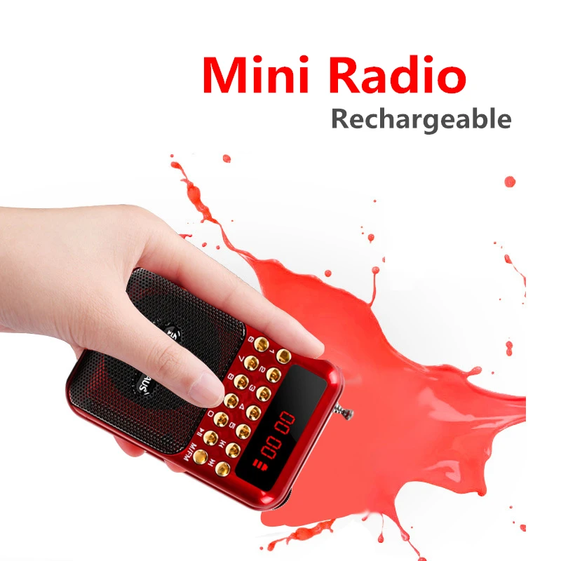 Заводская цена 872 Портативный мини FM радио карты памяти u диск MP3 плеер с 2200 mAh