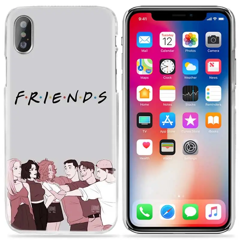 05 Чехол Friends tv Show для iPhone XS Max XR X 10 7 7S 8 6 6S Plus 5S SE 5 4S 4 5C 11Pro, Роскошный чехол, жесткий пластиковый чехол для телефона - Цвет: 05