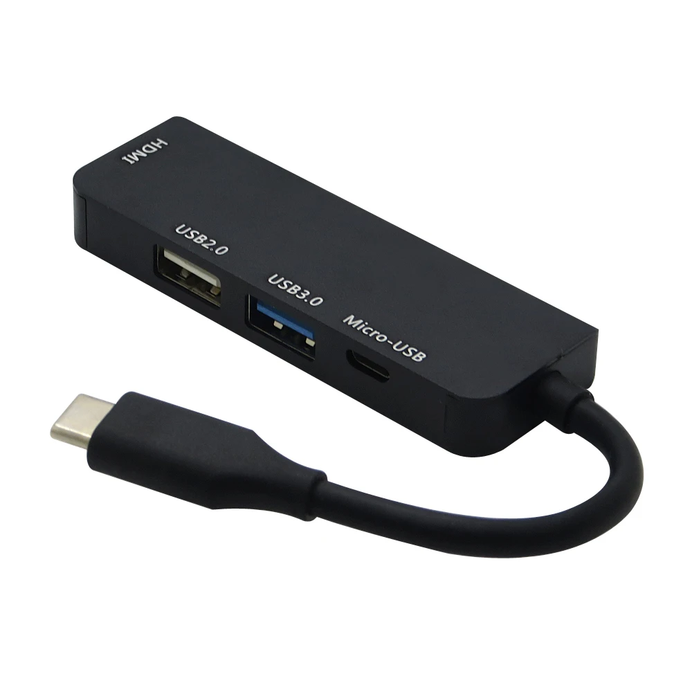 4 в 1 комбинированный концентратор USB 3 типа C для 1080P HDMI Micro адаптер Macbook Samsung S9 S8 NOTE 9