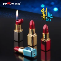 originality interest play girl student lipstick lighter personality inflation flame lighter lighter