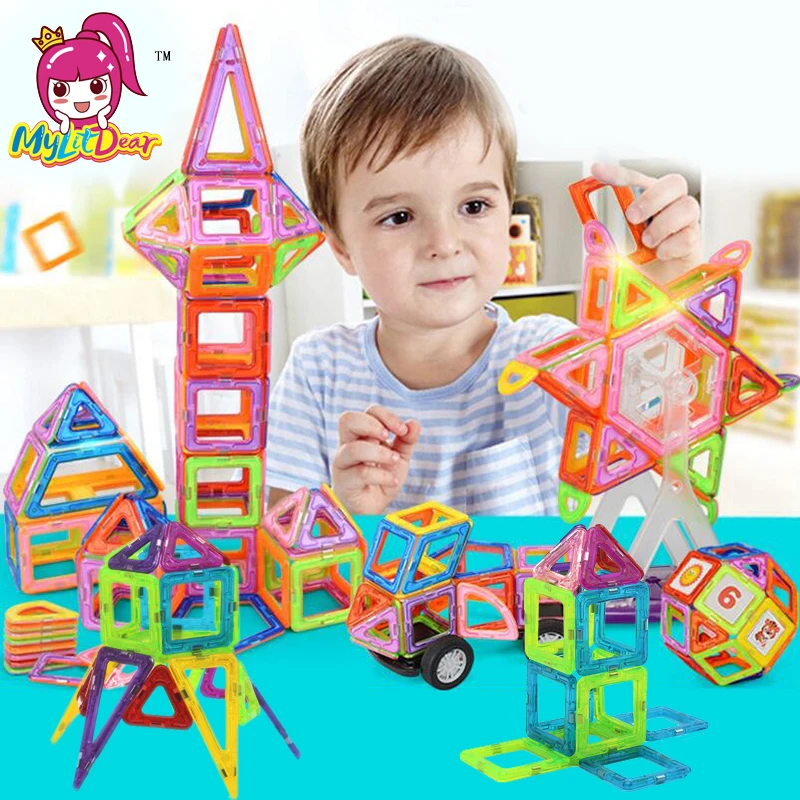 

MylitDear 29 шт. Мини Магнитный конструктор, строительные блоки для сборки, развивающие игрушки для детей, DIY Кирпичи, игрушки