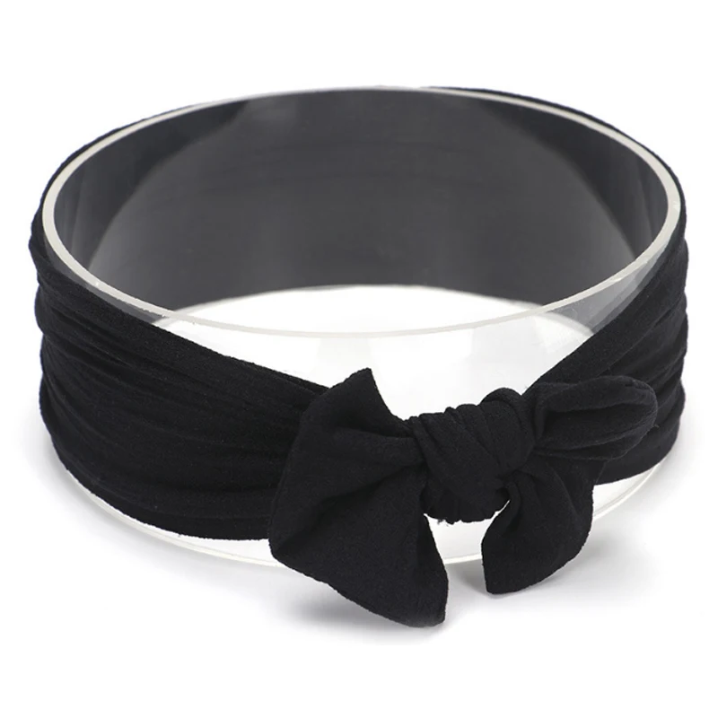 18 цветов Новый бант для волос повязка на голову с цветком Серебряная лента ручной