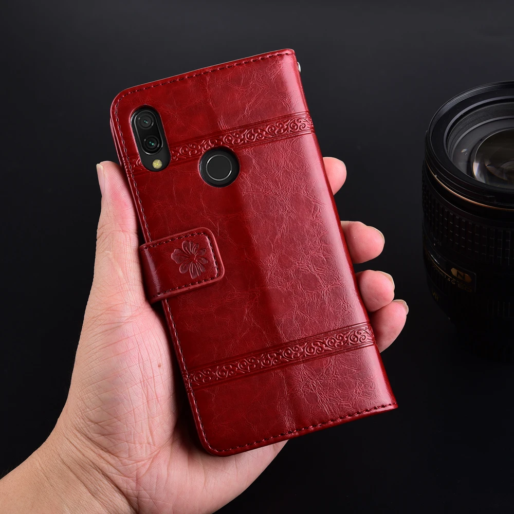 Кожаный чехол бумажник с откидной крышкой для XiaoMI RedMi Note 7 8 6 5 pro 3 5A книжка Xiomi 8A 7A 6A