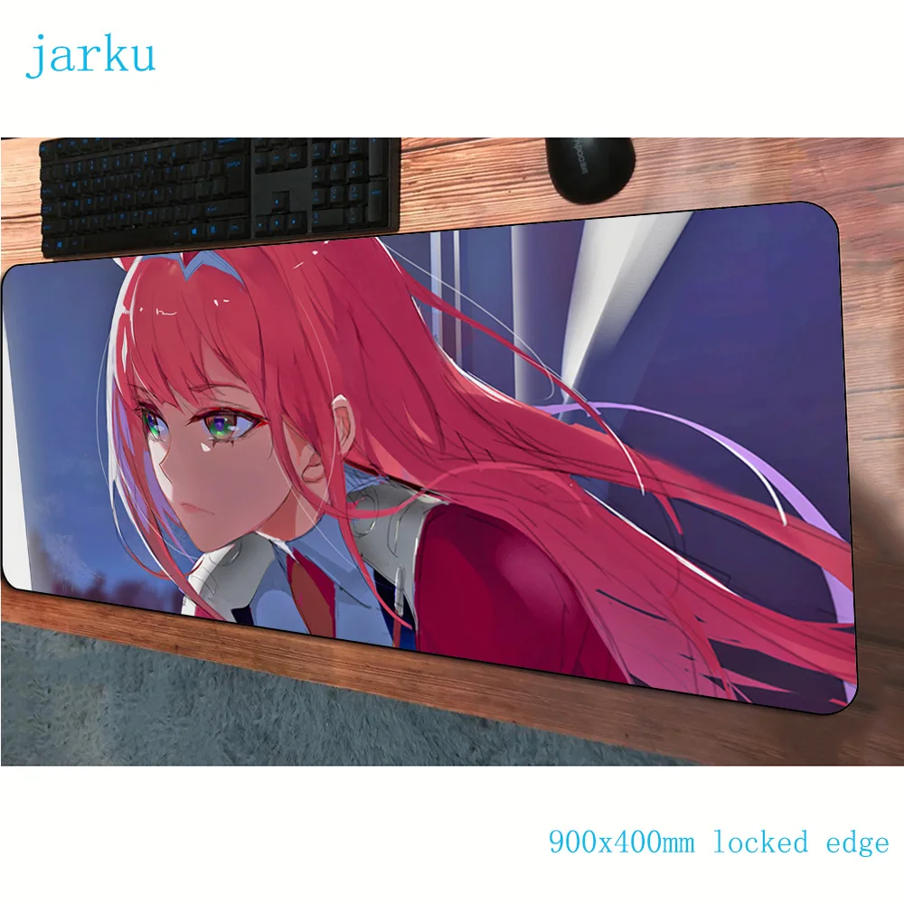Коврик для мыши darling in the franxx padmouse 900x400x3 мм, игровой коврик для мыши в подарок, коврик для мыши для геймера, Настольный коврик высокого качества, коврик для мыши, ПК