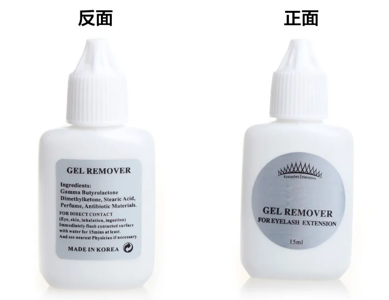 Индивидуальная бесцветная жидкость без запаха для наращивания накладных ресниц