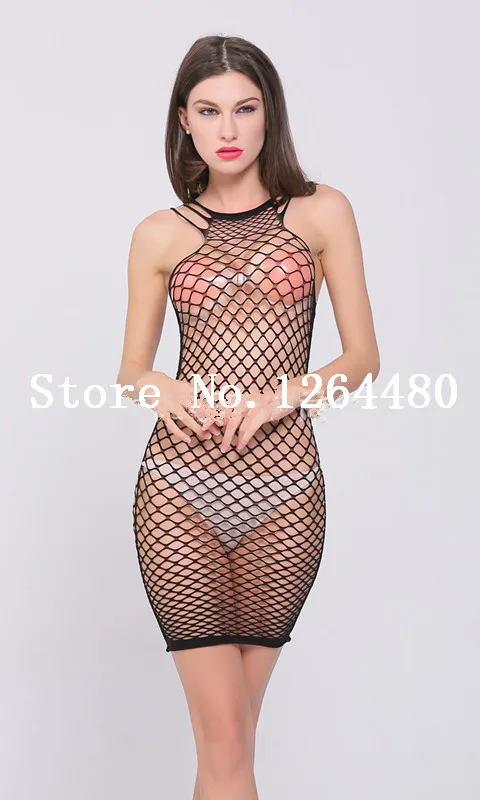 Комбинация Эротическая прозрачная сетчатая одежда для сна сексуальные