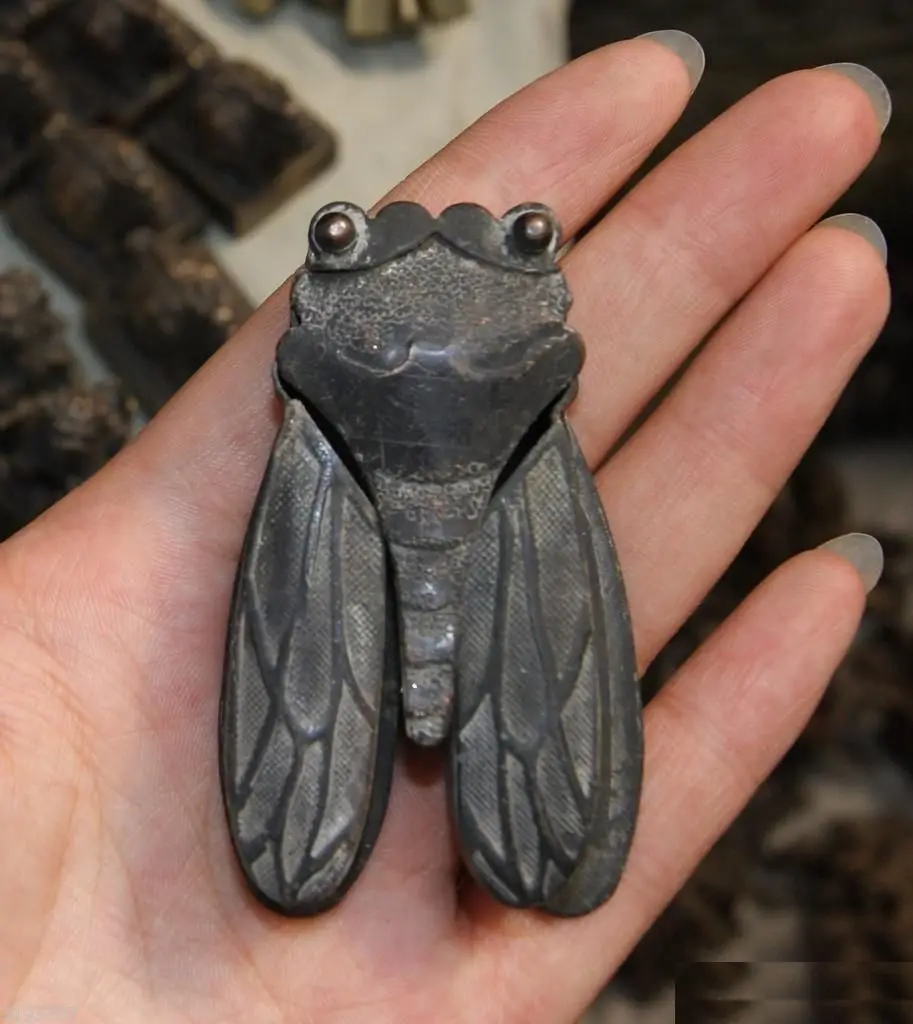 2 62 &quotТщательно продуманное китайское старинное коллекционное украшение медное