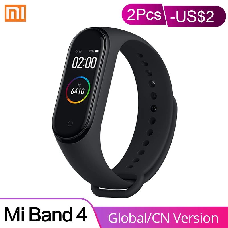 Смарт браслет Xiaomi Mi Band 4 в наличии сенсорный экран AMOLED Bluetooth 5 0 5ATM