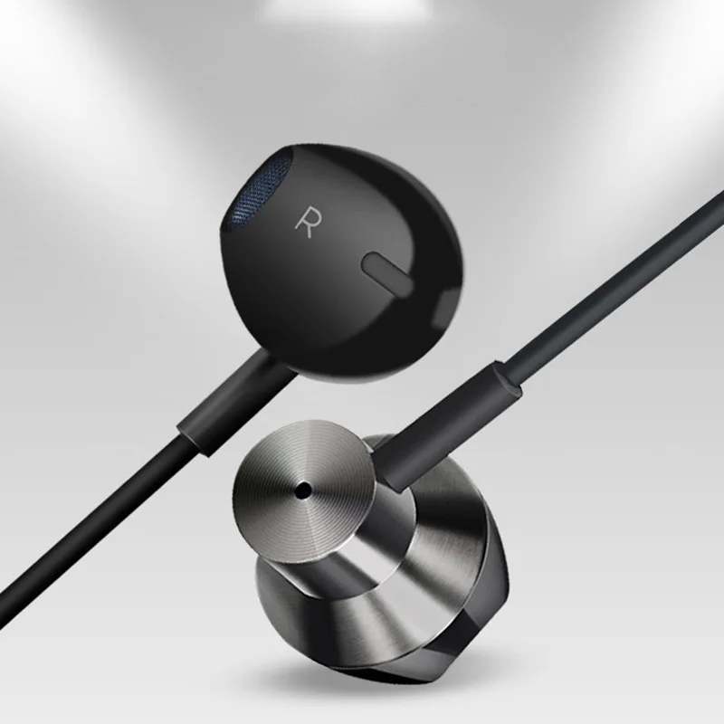 Игровые наушники с разъемом USB Type C L образные глубокие басы Hifi металлические