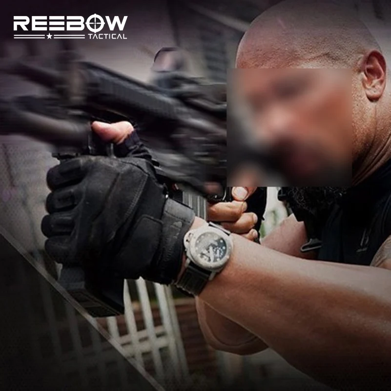 Перчатки REEBOW мужские тактические военные дышащие митенки с закрытыми пальцами