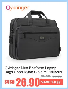 OYIXINGER, мужской портфель, для работы с компьютером, сумки для рук, люксовый бренд, мужская деловая сумка, Оксфорд, водонепроницаемая, для работы в офисе, для Maletas