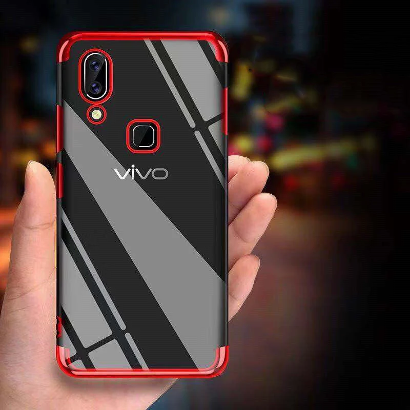 Роскошный чехол EXUNTON для VIVO V11 Pro V11i Z3I Z3 мягкий из ТПУ с покрытием V11I задней панели