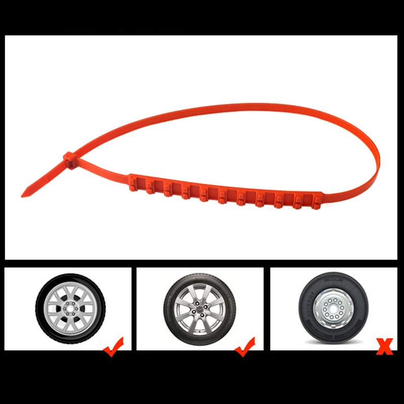 20 шт. универсальная пластиковая мини шина для внедорожников|tire snow chains|wheel chainsnow