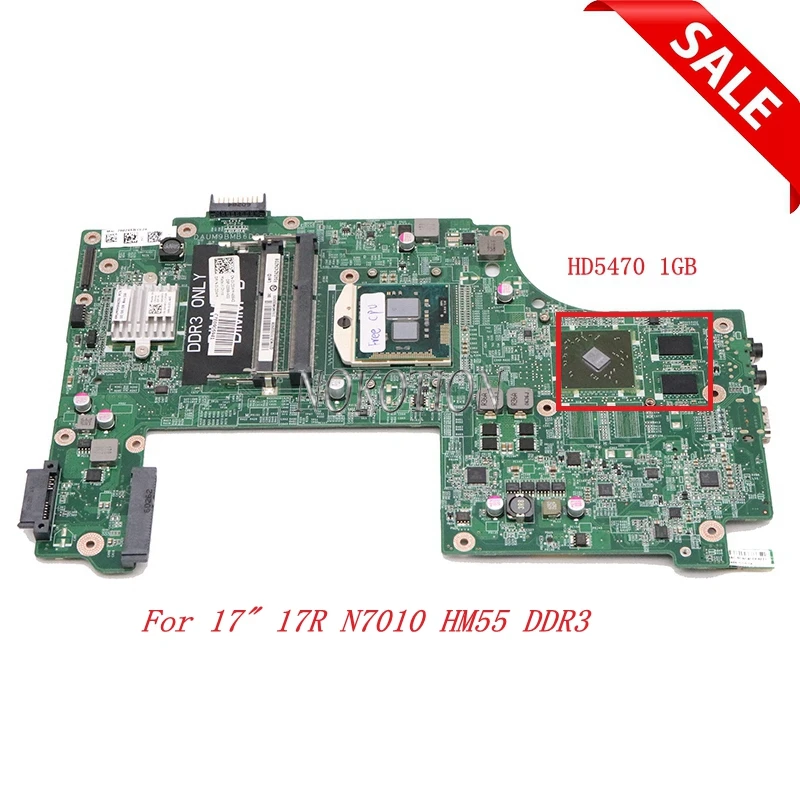 

Материнская плата NOKOTION CN-0V20WM V20WM DAUM9BMB6D0 для ноутбука N7010 HM57 HD5470, 1 ГБ, материнская плата DAUM9BMB6D0 с процессором i5
