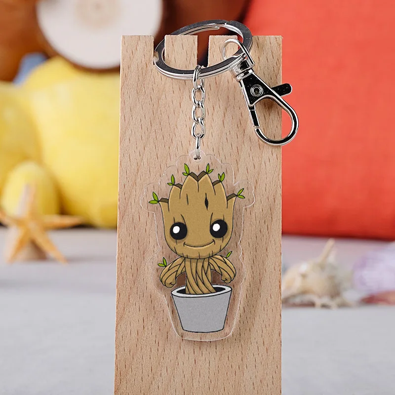 Marvel Movie Guardians of the Galaxy мультяшный рисунок автомобильный брелок держатель лучший