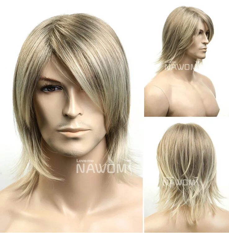 blonde mens wig