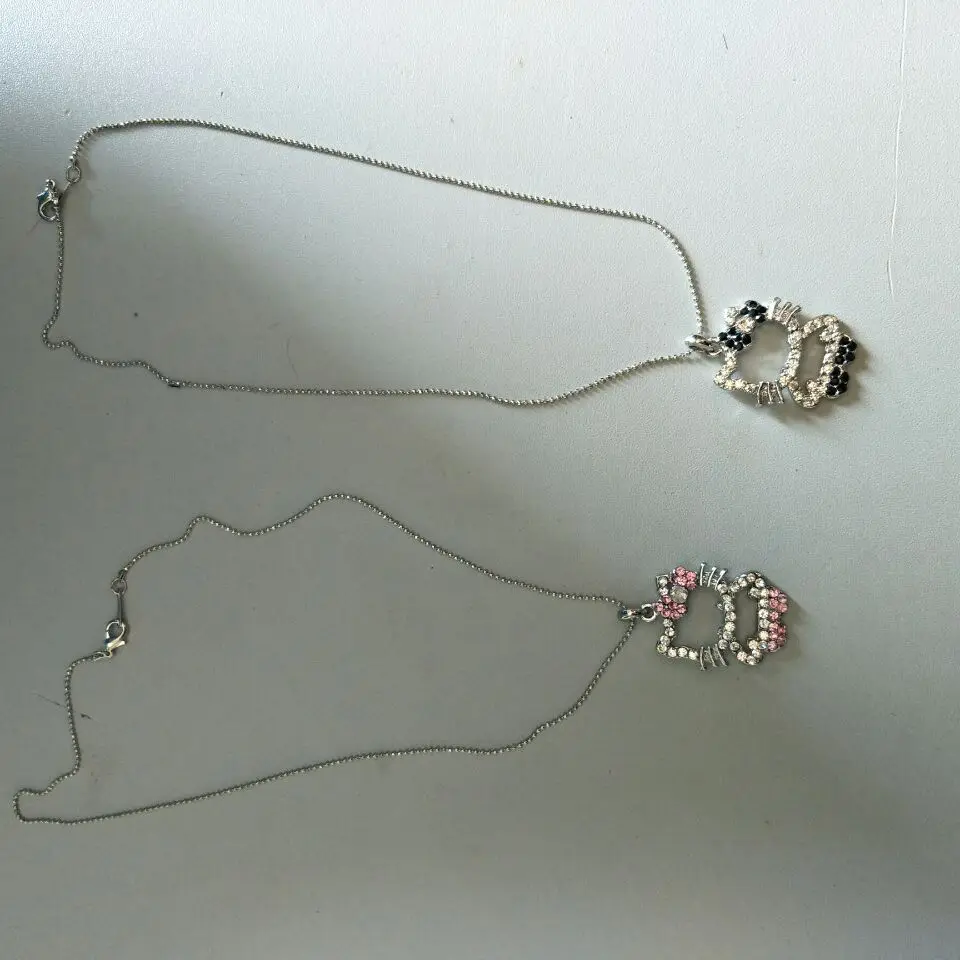 Цепочки и ожерелья cat Jewelry Bojiux Нержавеющая сталь цепи Цепочки и Ожерелья Подвески милый котенок кошка Цепочки и ожерелья s Модные украшения для женщин