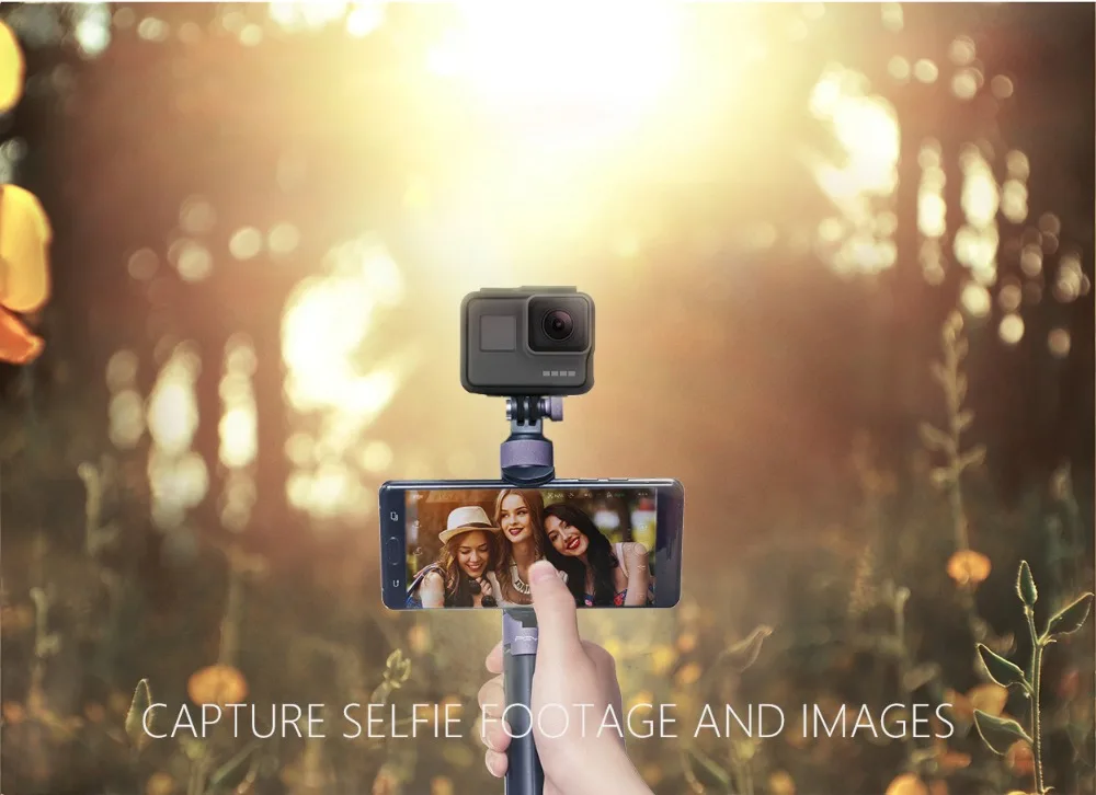 Ручной штатив с адаптером для телефона с удлинителем для gopro yi 4k sjcam Экшн-камера DJI Osmo pocket dji osmo action