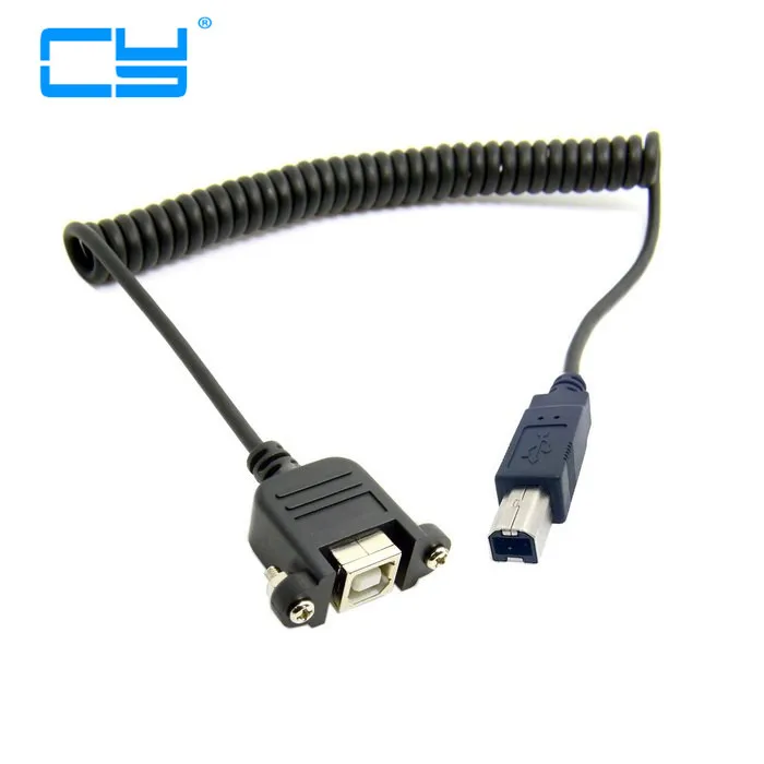 

Кабель-удлинитель 3ft 100 см USB 2,0 B Тип папа-B мама для принтера сканера и жесткого диска 100 шт./лот бесплатно DHL EMS