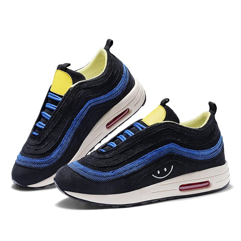 Новейшая обувь цвета радуги balenciaca max and air 97 большого размера offwhite flyknit носок