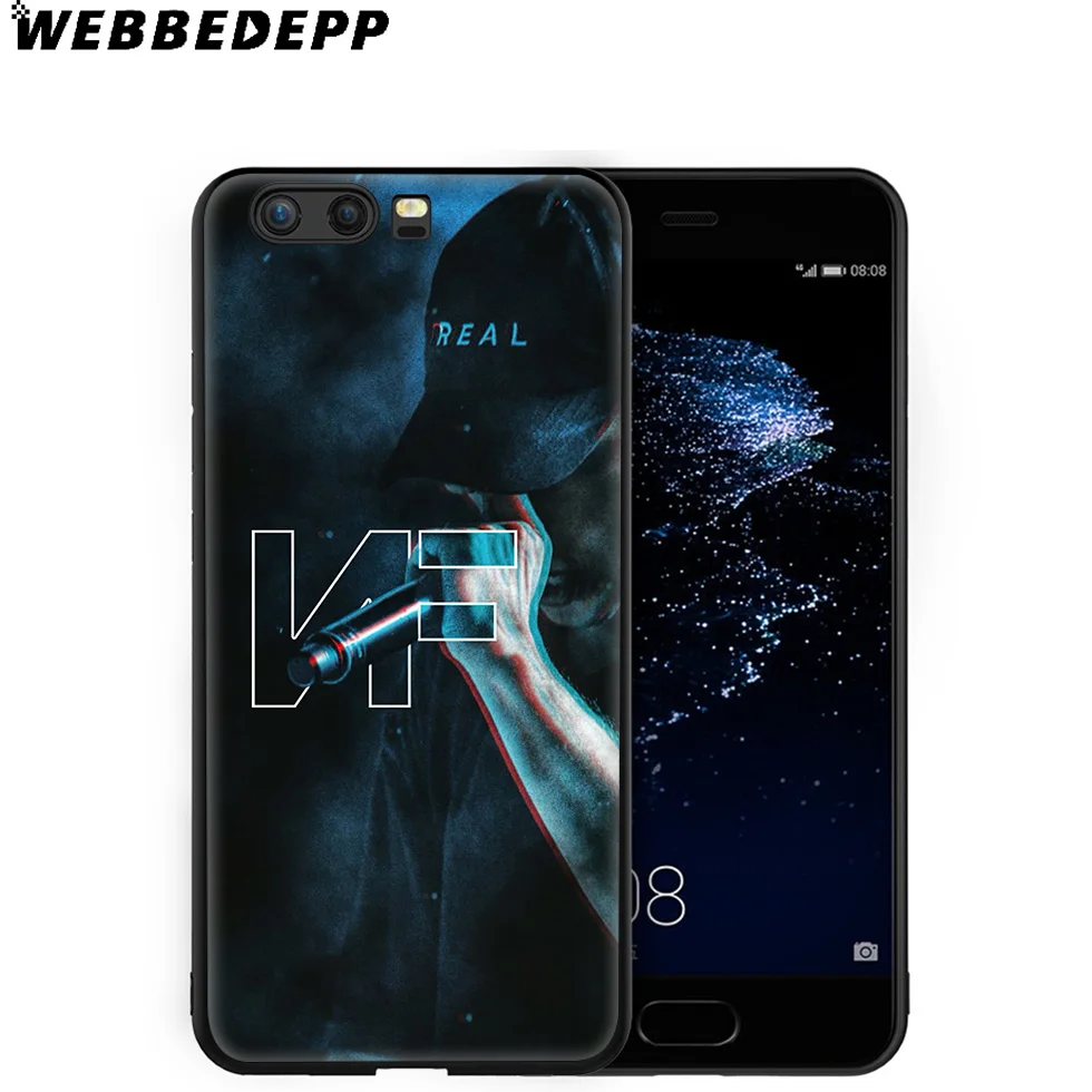 WEBBEDEPP NF Рэппер мягкий чехол для Huawei P8 P9 P10 P20 P30 Lite Pro P Smart Z Plus 2019 Y6 Prime 2018 2017 Mini |