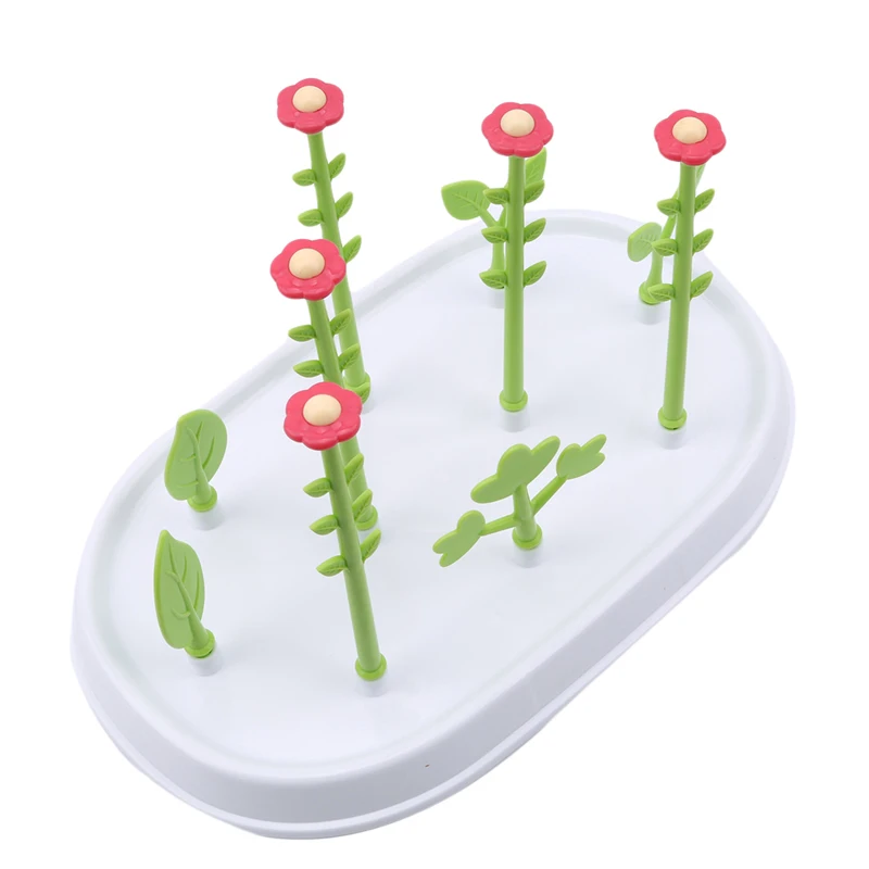 grass green Сушилка для детских бутылочек, сушилка для детских бутылочек синего и фиолетового цвета, сушилка для детских бутылочек, сушилка для хранения - Цвет: grass green