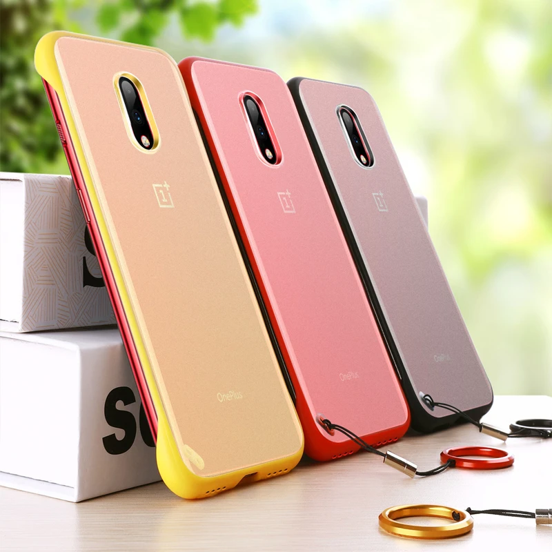 Ультратонкий Тонкий матовый чехол для Oneplus 7 Pro One plus Oneplus7 прозрачный с веревкой