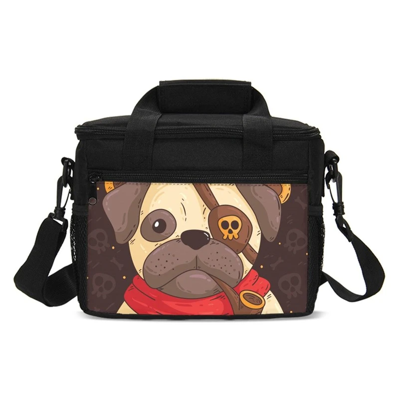 2019 New Dogs Prints Portable Food Picnic Bags For Women Kids Men Insulated Lunch Case Thermal Cooler Bag School Box | Спорт и