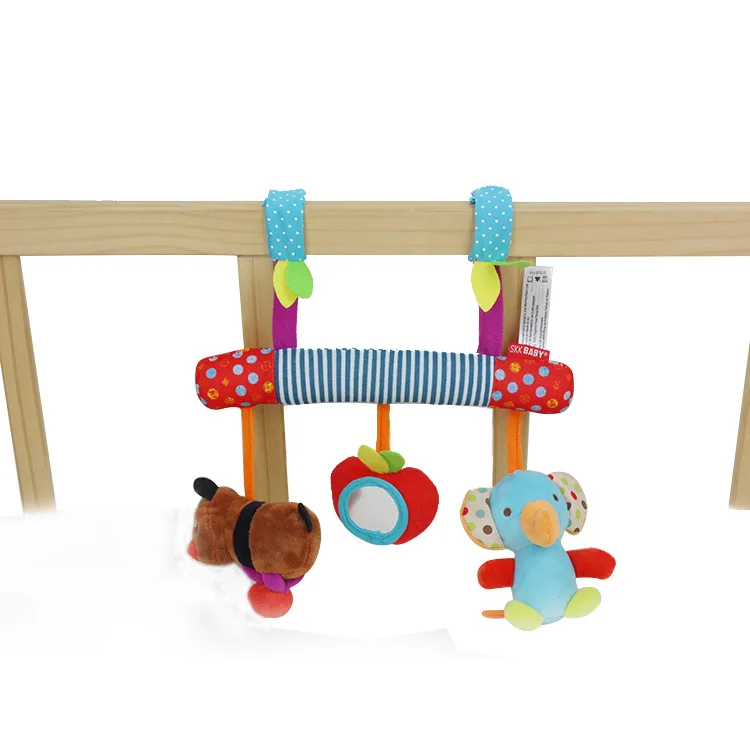 Младенческой multi-function комфорт плюшевая коляска висит ребенок животных