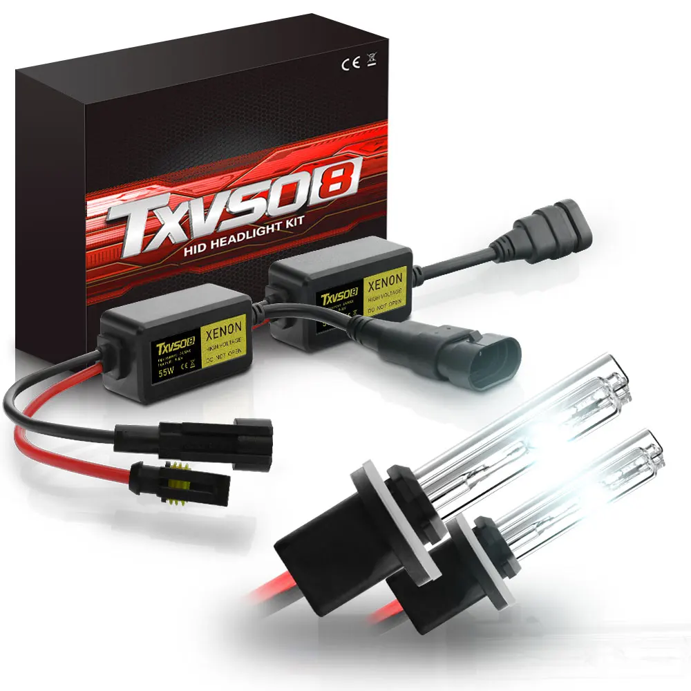 Новинка 2019 TXVSO8 Xenon HID 55Wx2 комплект преобразования фар лампы H1 H3 H4 H7 H8 H9 H11 9004 9005 HB3