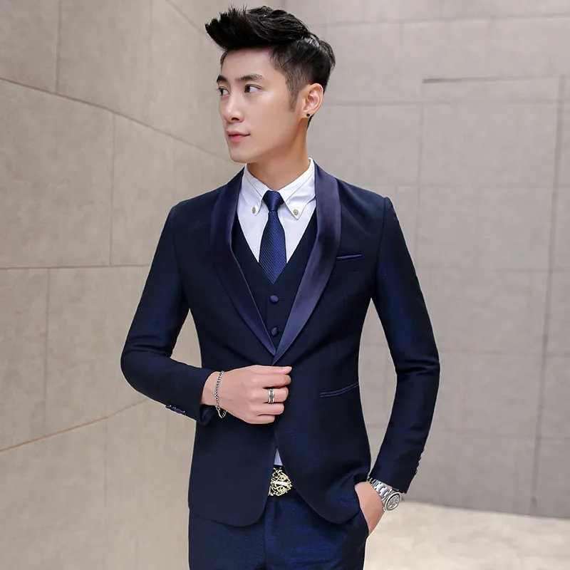 Фиолетовый Пром костюм Mariage Homme темно фиолетовый Смокинги для женихов Для мужчин