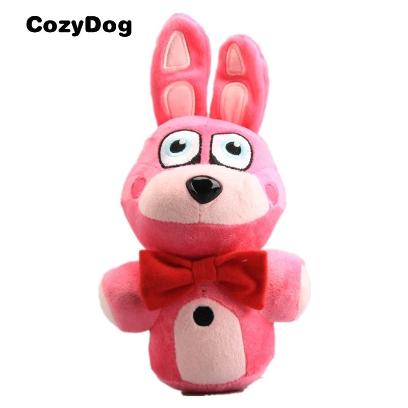 22 CM Pink Rabbit Игра Пять ночей у Фредди плюшевая мягкая игрушка кукла Fnaf лисица Фредди Чика клоун мангл Бонни Peluche Игрушки для детей подарок - Цвет: 22 CM Pink Rabbit