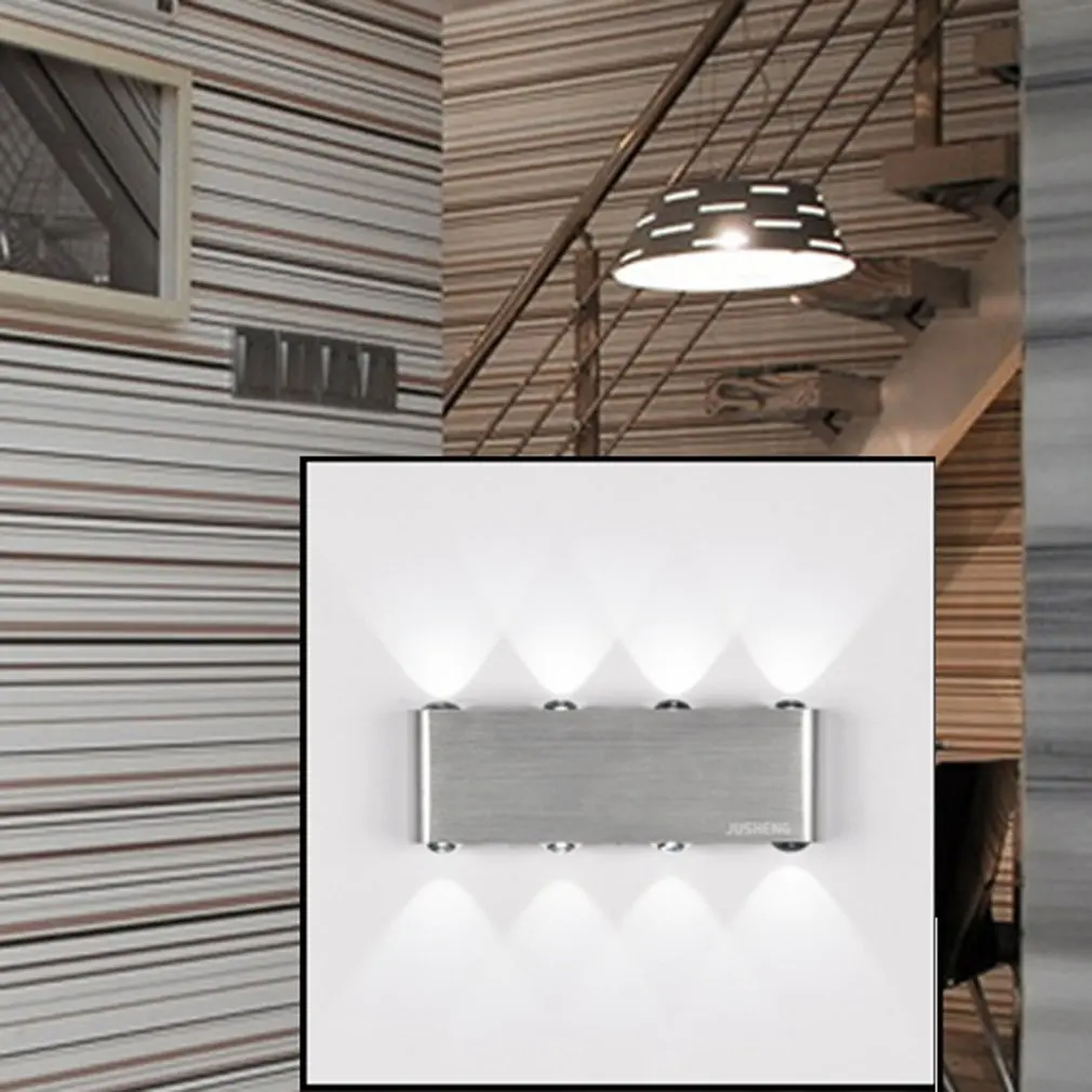 Super Bright Aluminum Alloy Wall Light Led Indoor Lamps Sconce Lamp for Bedroom Living Room Stair Drop Shipping | Лампы и освещение
