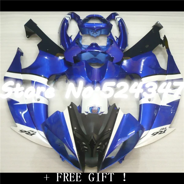 

Обтекатель B YZFR6 2008 2009 2010 2011 2012 синий белый черный YZF R6 08 09 10 11 12 YZF-R6 08 09 10 11 12 2008-2012