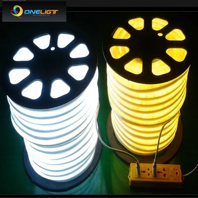 

Outdoor&Indoor LED Lighting Flex LED Neon Light SMD 2835 120leds/M LED Neon Strip Light Waterproof IP68 DC12V/24V/AC85-265V 20M