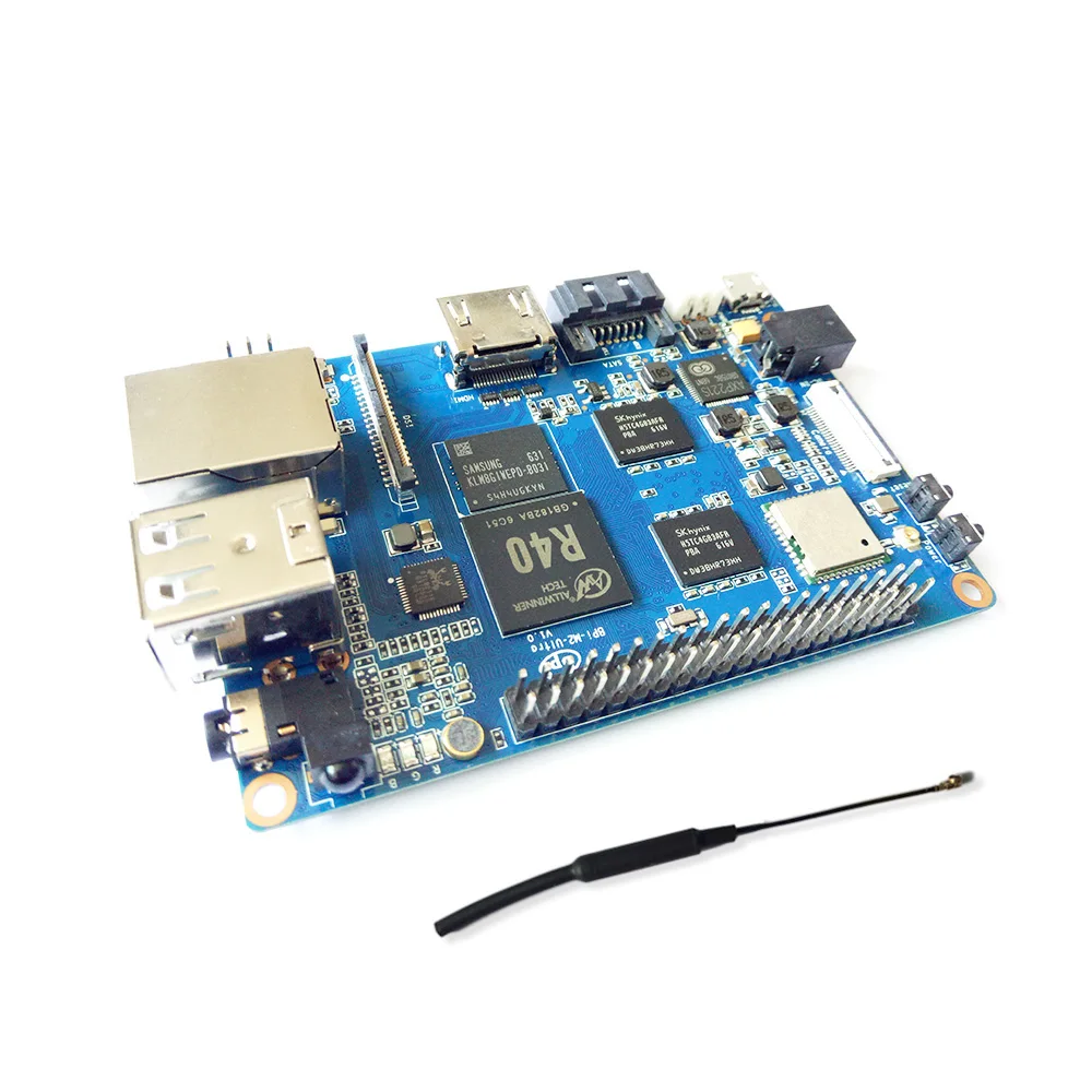 BPI M2 Ultra R40 четырехъядерный процессор 2 Гб ОЗУ DDR3 с SATA Wi Fi Bluetooth 8 eMMC демонстрационная