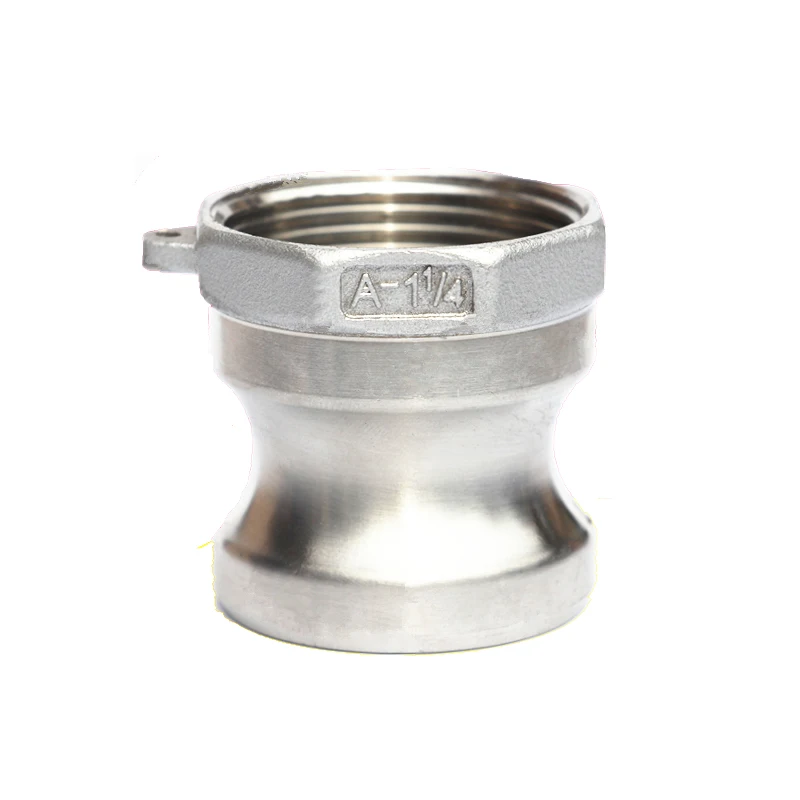 1 1/2 &quotBSP внутренняя резьба x 52 мм OD Camlock 304 нержавеющая сталь тип A заглушка фитинг
