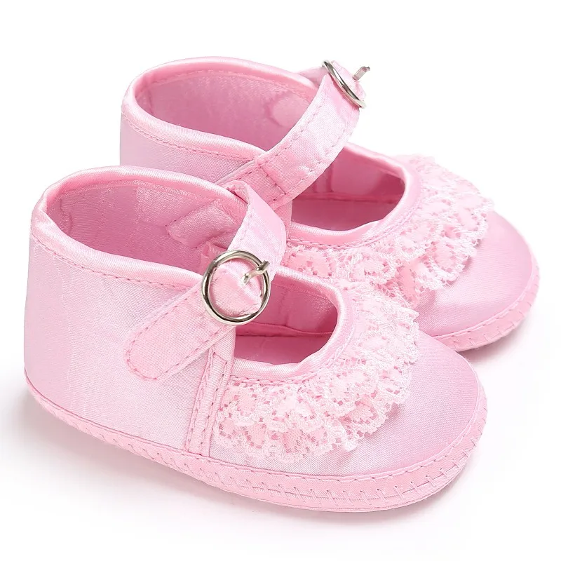 2017 г. Летняя детская обувь для маленьких девочек кружевная с милым принтом