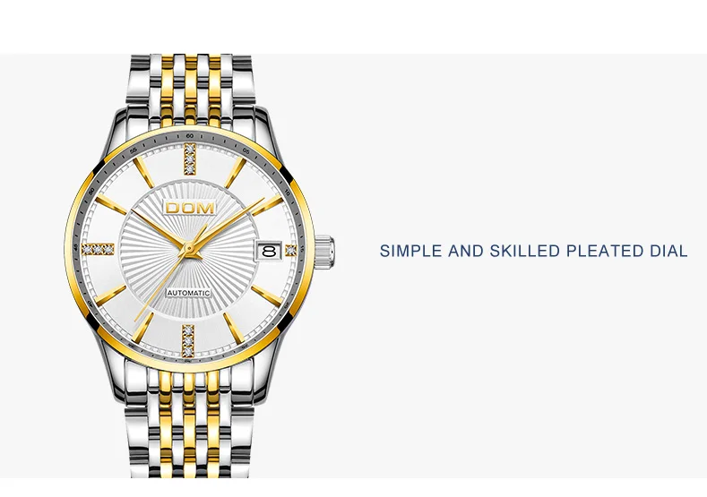 New Fashion Women Mechanical Watch Skeleton Design Top Brand Luxury Waterproof Female Automatic Clock Montre Femme G-79