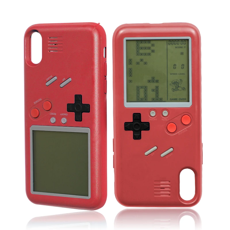 Игровой консоли тетрис Gameboy чехол для телефона iPhone 6 6s 7 8 Plus X Обложка Ретро Game Boy