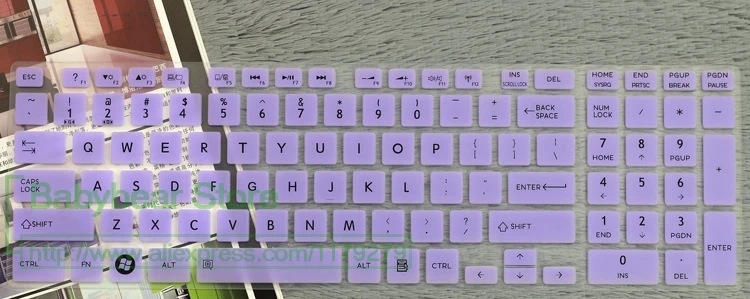 

15.6 inch Keyboard Protective film Cover skin Protector for Toshiba L850 L850D L855 L50-A M50-A X70-A P850 X70 M50-A L50 L855